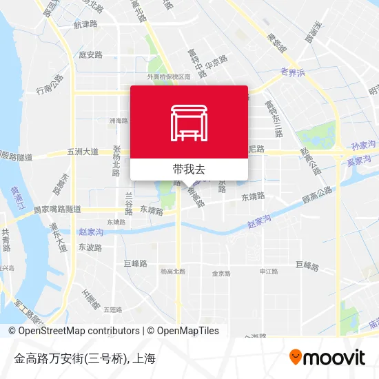 金高路万安街(三号桥)地图