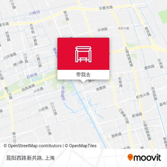 晨阳西路新共路地图
