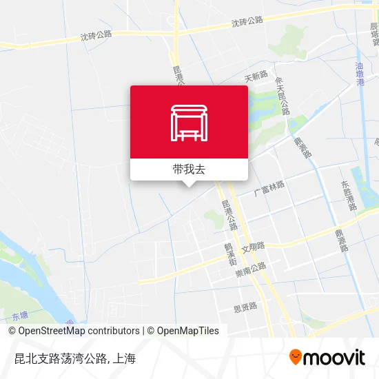昆北支路荡湾公路地图