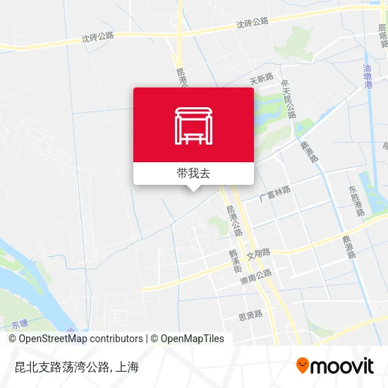 昆北支路荡湾公路地图