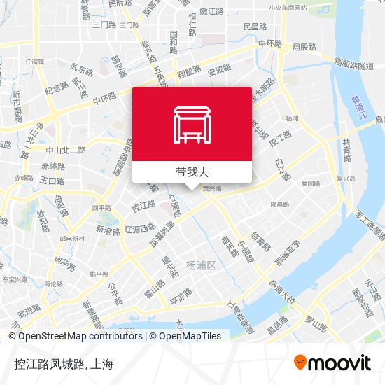 控江路凤城路地图