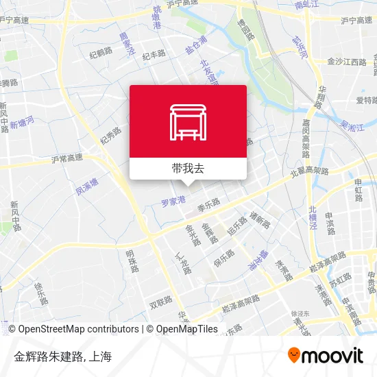 金辉路朱建路地图