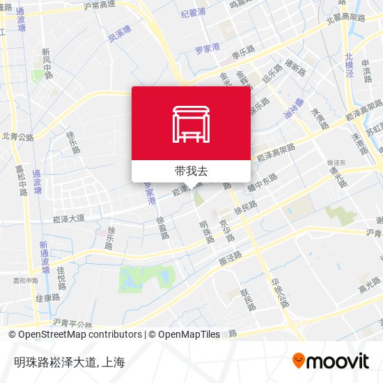 明珠路崧泽大道地图