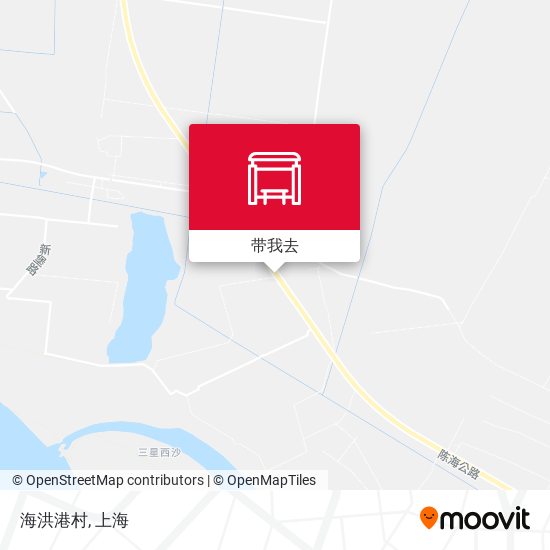 海洪港村地图