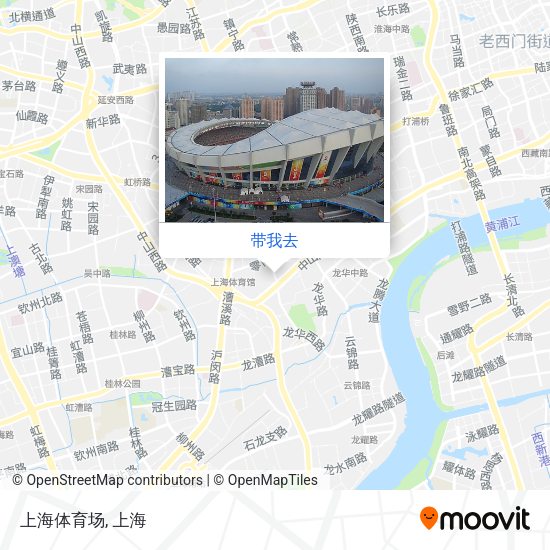 上海体育场地图