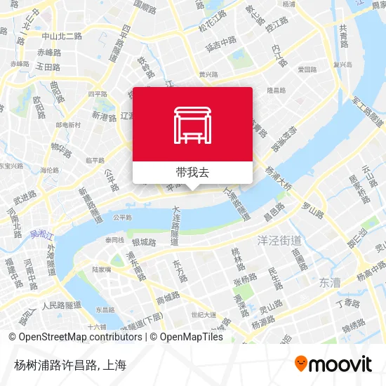 杨树浦路许昌路地图