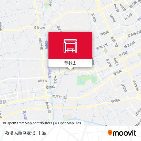 盈港东路马家浜地图