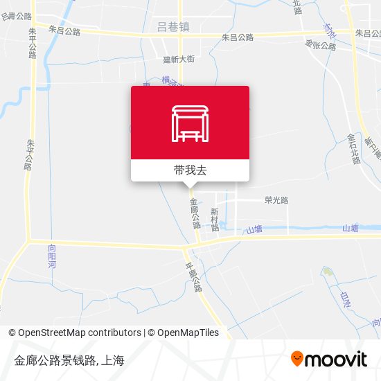 金廊公路景钱路地图