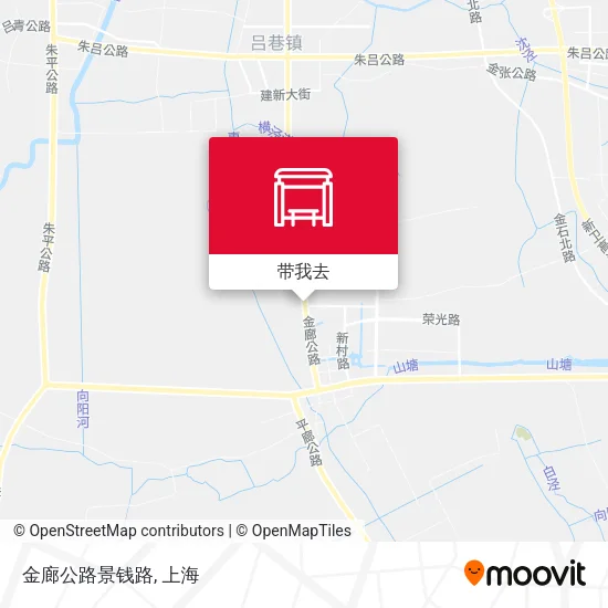 金廊公路景钱路地图