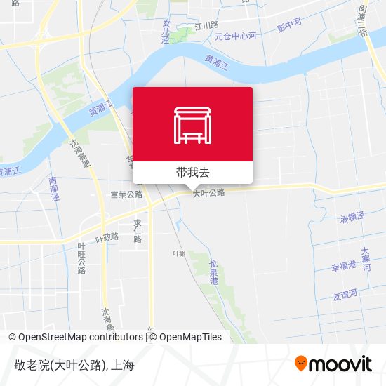 敬老院(大叶公路)地图