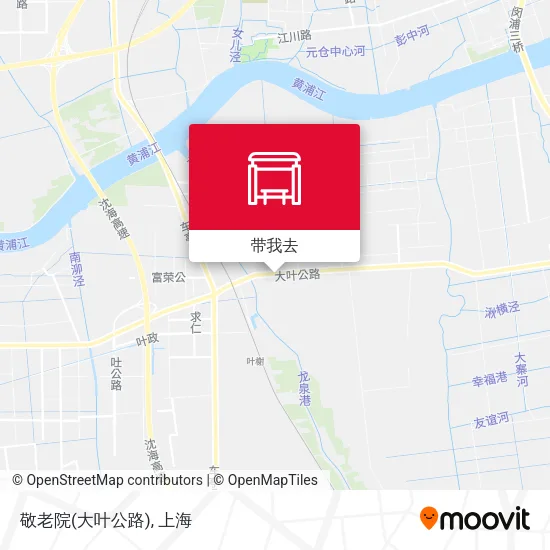 敬老院(大叶公路)地图