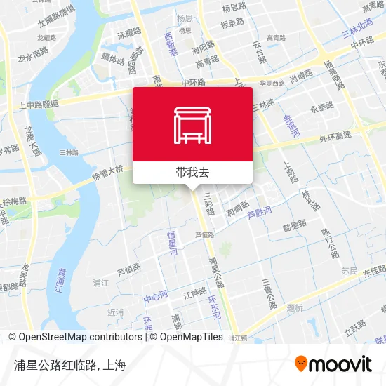 浦星公路红临路地图