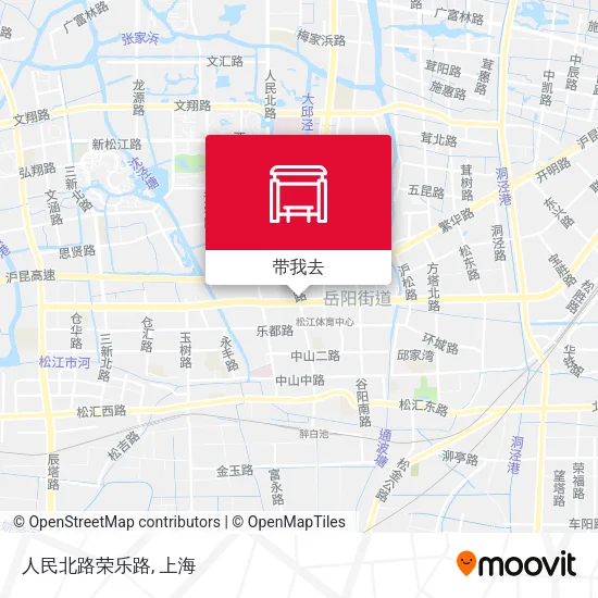 人民北路荣乐路地图