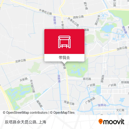 辰塔路佘天昆公路地图