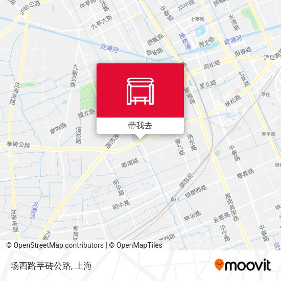 场西路莘砖公路地图