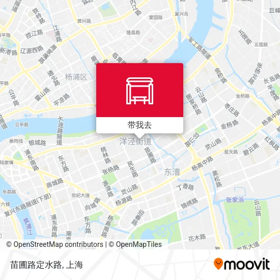 苗圃路定水路地图