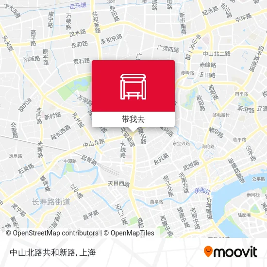 中山北路共和新路地图