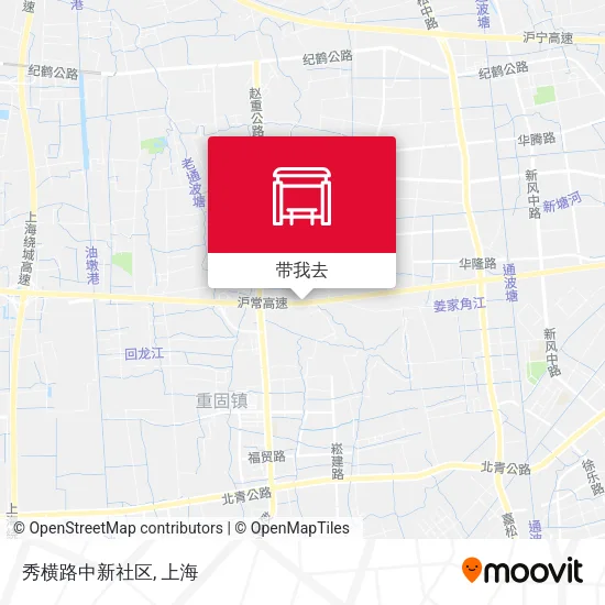 秀横路中新社区地图