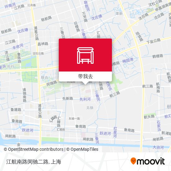 江航南路闵驰二路地图