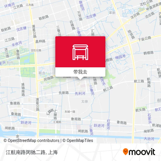 江航南路闵驰二路地图