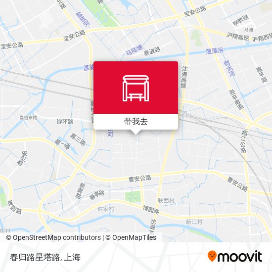 春归路星塔路地图