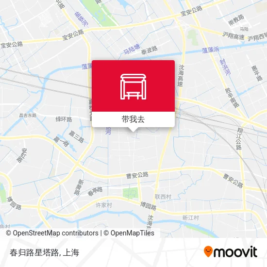 春归路星塔路地图