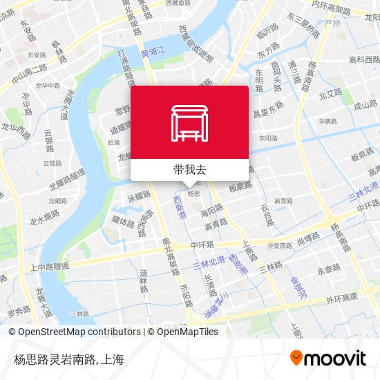 杨思路灵岩南路地图