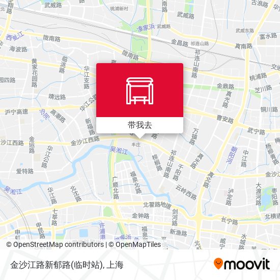 金沙江路新郁路(临时站)地图