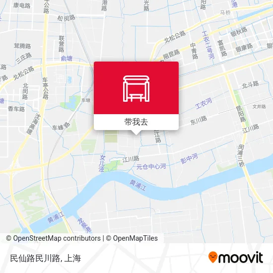 民仙路民川路地图