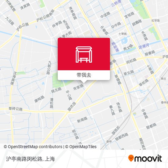 沪亭南路闵松路地图
