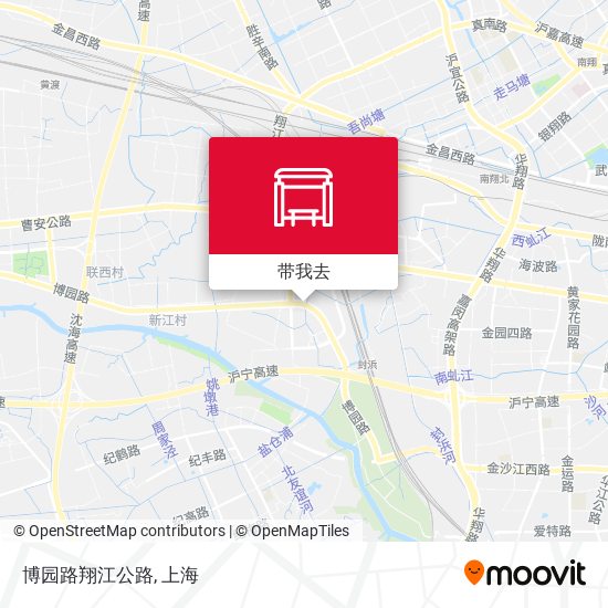 博园路翔江公路地图