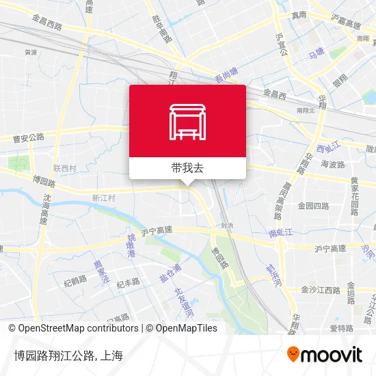 博园路翔江公路地图