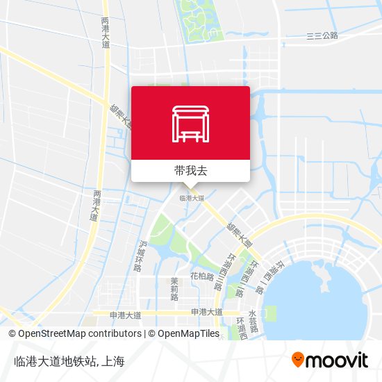 临港大道地铁站地图