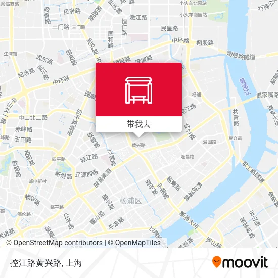 控江路黄兴路地图