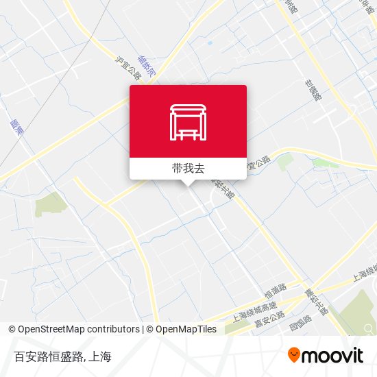 百安路恒盛路地图