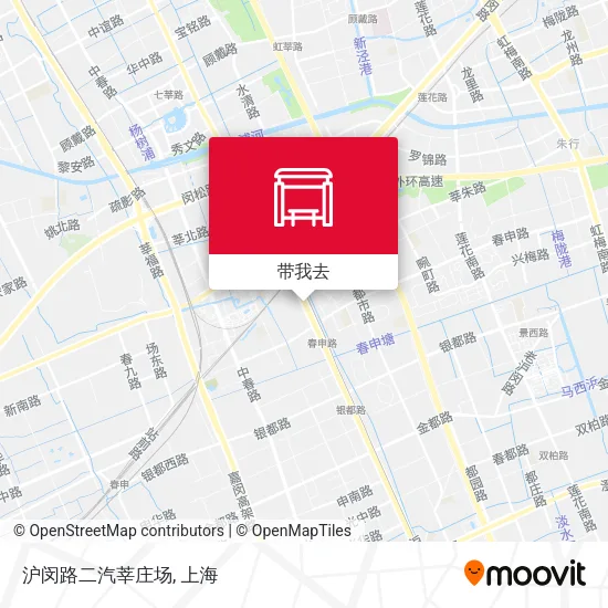 沪闵路二汽莘庄场地图