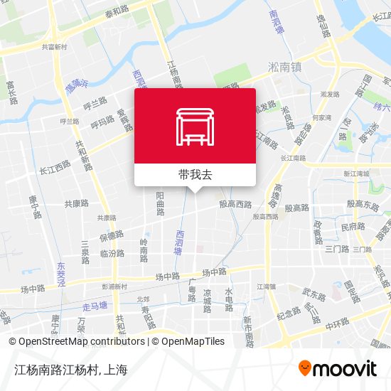 江杨南路江杨村地图