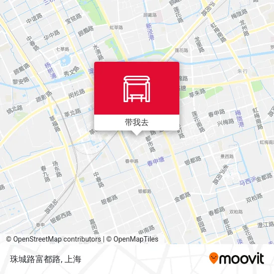 珠城路富都路地图