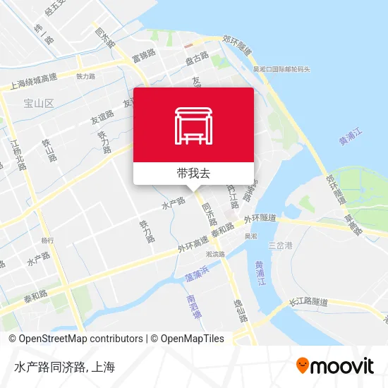 水产路同济路地图