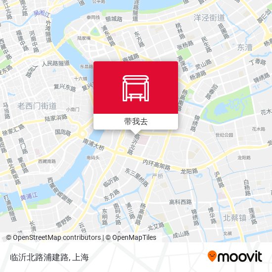 临沂北路浦建路地图