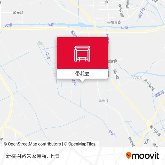 新横召路朱家港桥地图