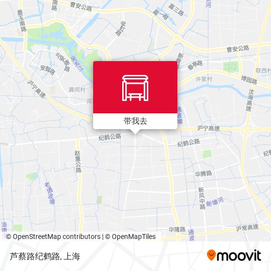 芦蔡路纪鹤路地图