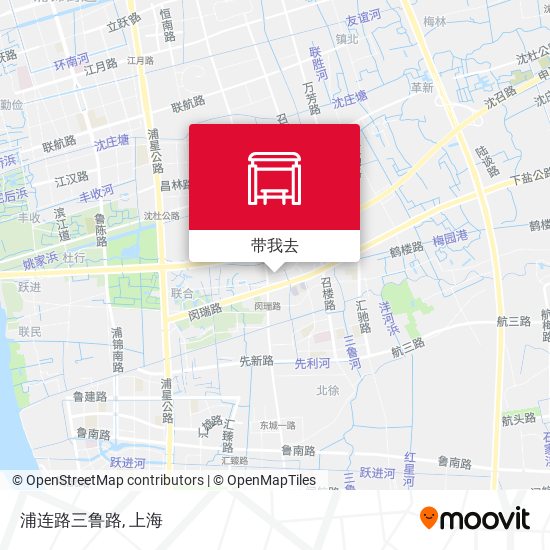 浦连路三鲁路地图