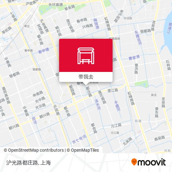 沪光路都庄路地图