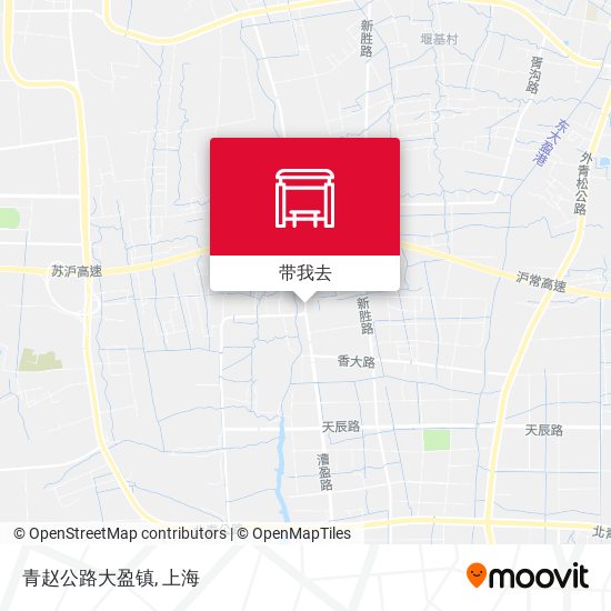 青赵公路大盈镇地图