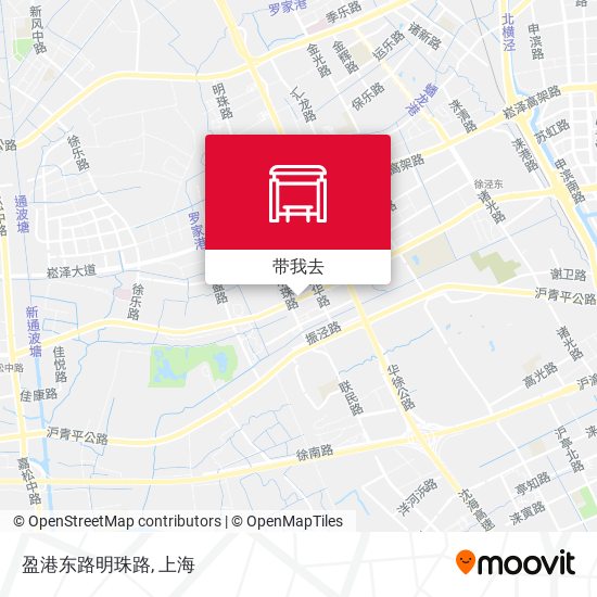 盈港东路明珠路地图