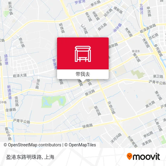 盈港东路明珠路地图