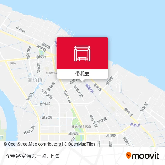 华申路富特东一路地图