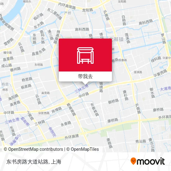 东书房路大道站路地图