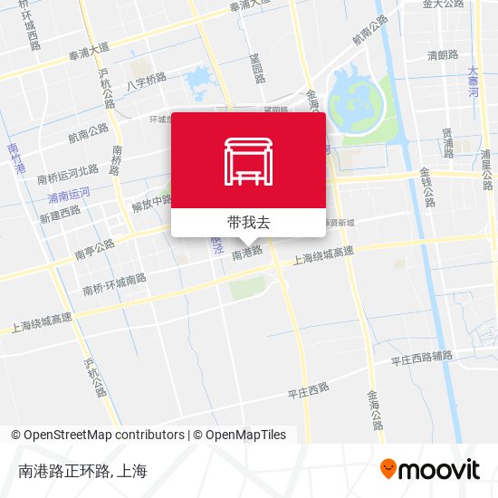 南港路正环路地图